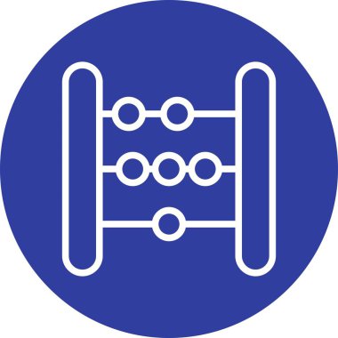 Abaküs vektör simge işareti simge vektör çizim kişisel ve ticari kullanım için..