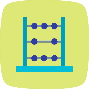 Abaküs vektör simge işareti simge vektör çizim kişisel ve ticari kullanım için..
