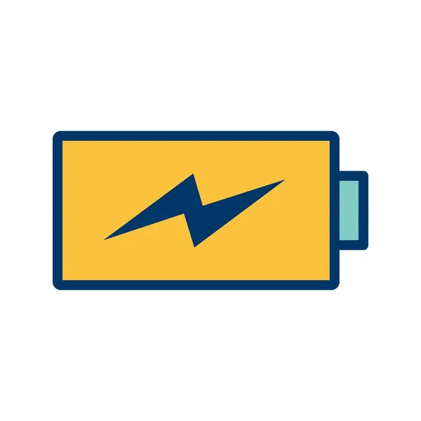 Illustration Vectorielle Icône Signe Icône Vecteur Batterie Charge Pour Usage — Image vectorielle