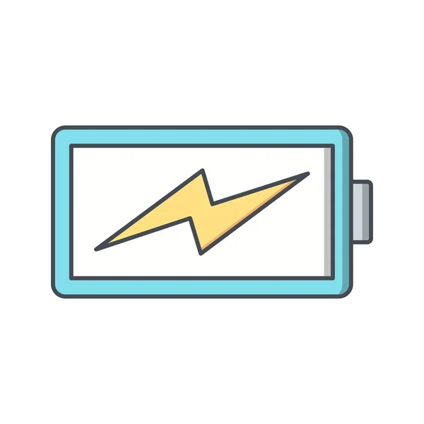 Charging Battery Vector Icon Sign Icon Vector Illustration Personal Commercial — Stock Vector