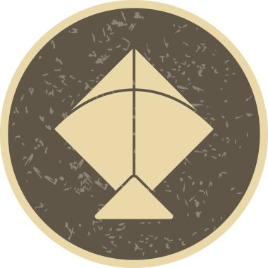 Uçurtma vektör simge işareti simge vektör çizim kişisel ve ticari kullanım için..