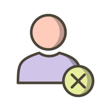 Kullanıcı vektör simge işareti simge vektör çizim kişisel ve ticari kullanım için Kaldır..