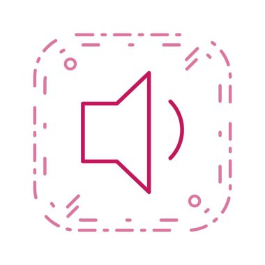 Düşük hacimli vektör simge işareti simge vektör çizim kişisel ve ticari kullanım için..