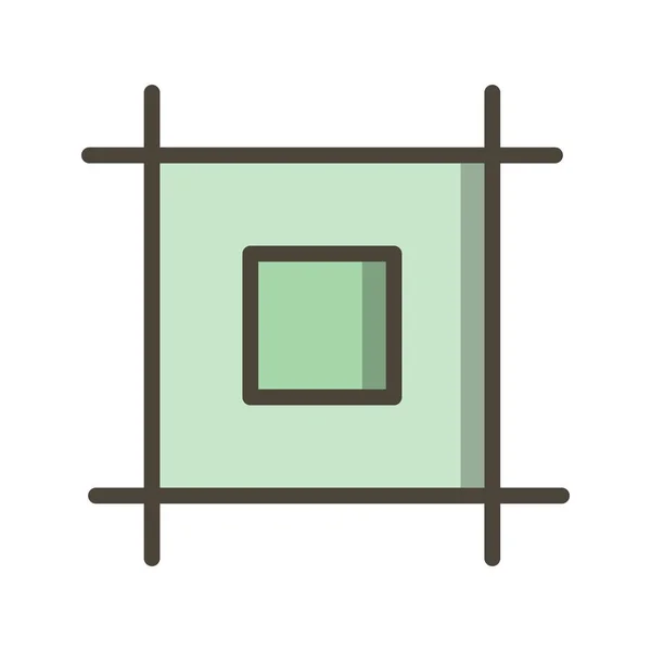 Layout Vektor Symbol Symbol Vektor Illustration Für Den Persönlichen Und — Stockvektor
