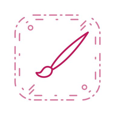 Çizim Fırçası vektör simge işareti simge vektör çizim kişisel ve ticari kullanım için..