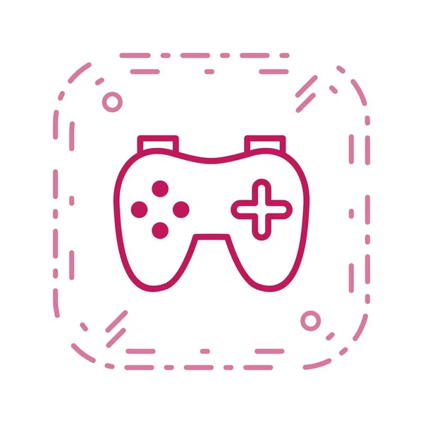Videospiel Vektor Symbol Symbol Vektor Illustration Für Den Persönlichen Und — Stockvektor
