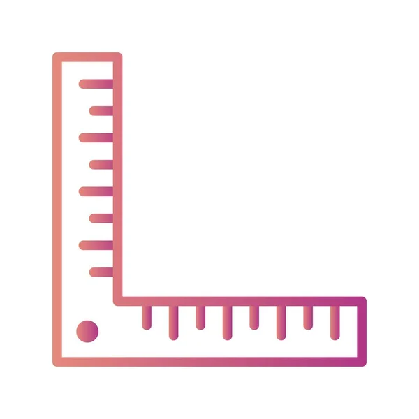 상업적 사용에 눈금자 아이콘 아이콘 일러스트 — 스톡 벡터