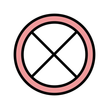 Vector Road Closed Icon Sign Icon Vector Illustration For Personal And Commercial Use..