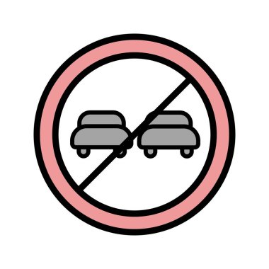 Vektör Overtaking simgesini işaret simge vektör çizim için kişisel ve ticari kullanım yasaktır..