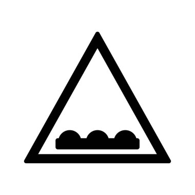 Vektör Un-even yol Simge Simge Simge Vektör Çizim Kişisel ve Ticari Kullanım için..