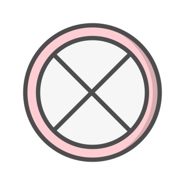 Vector Road Closed Icon Sign Icon Vector Illustration For Personal And Commercial Use..