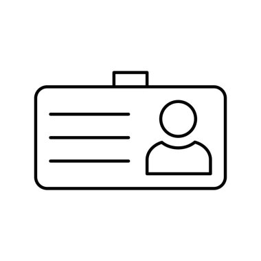 Öğrenci kartı vektör simge işareti simge vektör çizim kişisel ve ticari kullanım için..