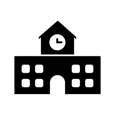 Okul vektör simge işareti simge vektör çizim kişisel ve ticari kullanım için..