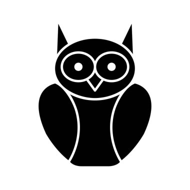 Lisansüstü baykuş vektör simge işareti simge vektör çizim kişisel ve ticari kullanım için..