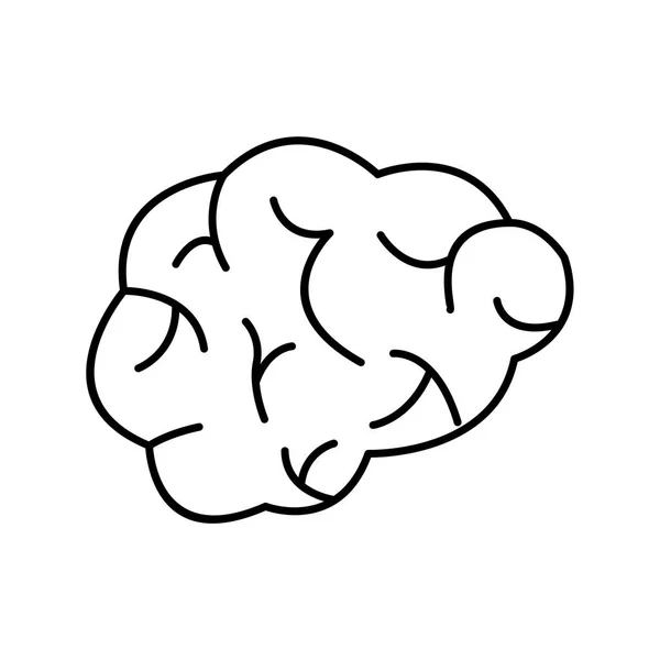 Brain Vector Icon Sign Icon Vector Illustration Personal Commercial Use — Διανυσματικό Αρχείο