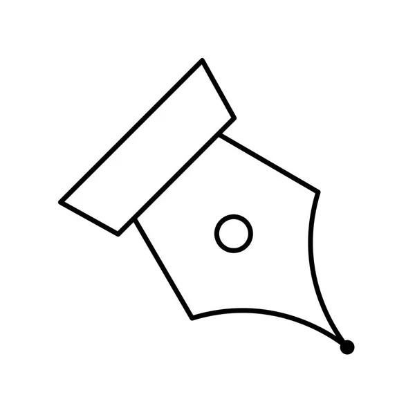 Nib Vector Icon Sign Icon Ilustración Vectores Para Uso Personal — Archivo Imágenes Vectoriales