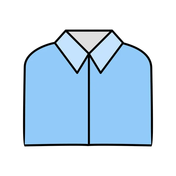 Schule Hemd Vektor Symbol Zeichen Symbol Vektor Illustration Für Den — Stockvektor