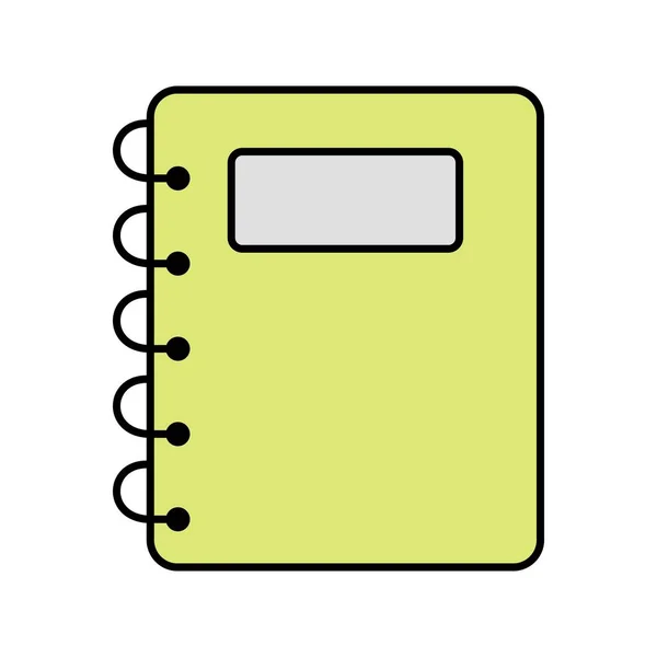 Notepad Vector Icon Sign Icon Ilustración Vectores Para Uso Personal — Vector de stock