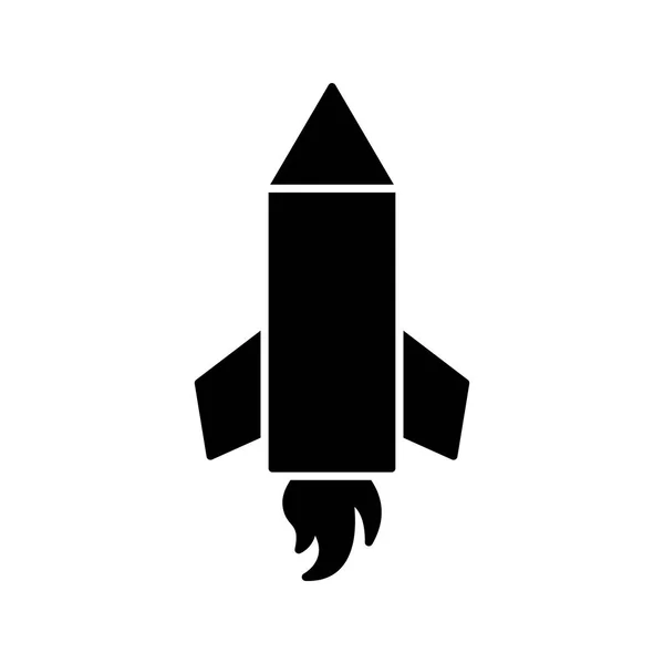 Pencil Raket Vektor Ikonen Logga Ikonen Vektorillustration För Personligt Och — Stock vektor