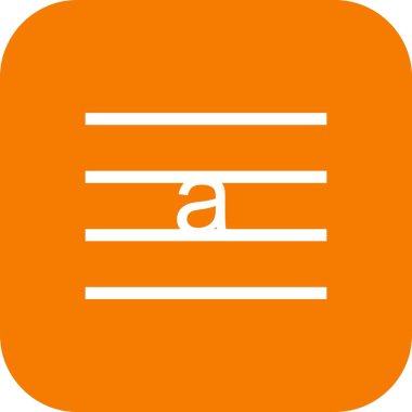 Küçük harf vektör simge işareti simge vektör çizim kişisel ve ticari kullanım için..