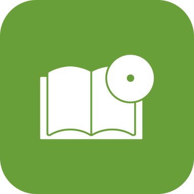 Kitap Dvd vektör simge işareti simge vektör Illustration kişisel ve ticari kullanım için..