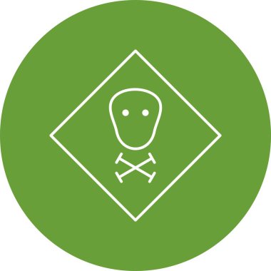 Toksik vektör simge işareti simge vektör çizim kişisel ve ticari kullanım için..