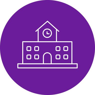 Okul vektör simge işareti simge vektör çizim kişisel ve ticari kullanım için..