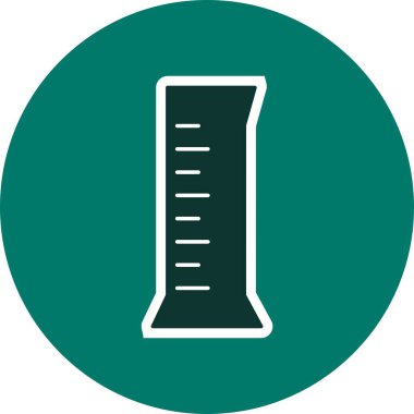 Silindir Flask vektör simge işareti simge vektör çizim kişisel ve ticari kullanım için..