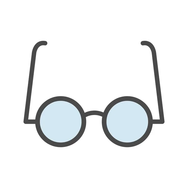 Experimentální Brýle Vektorové Ikony Znaménko Ikonu Vektorové Ilustrace Pro Osobní — Stockový vektor