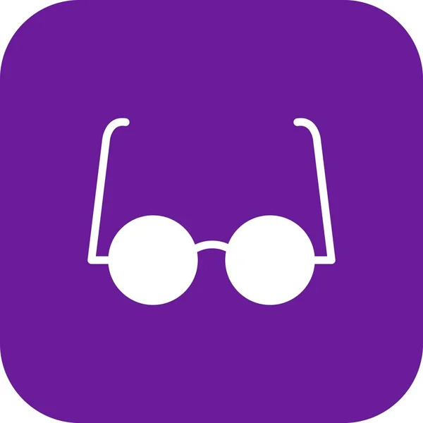 Gafas Experimentales Icono Vectores Icono Signos Ilustración Vectores Para Uso — Vector de stock