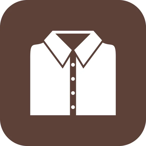 Camisa Escolar Vector Icon Sign Icon Ilustración Vectorial Para Uso — Archivo Imágenes Vectoriales