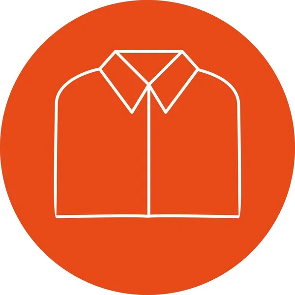 Camisa Escolar Vector Icon Sign Icon Ilustración Vectorial Para Uso — Archivo Imágenes Vectoriales