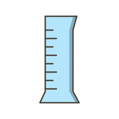 Silindir Flask vektör simge işareti simge vektör çizim kişisel ve ticari kullanım için..