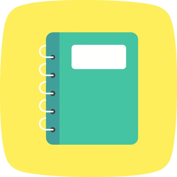 Notepad Vector Icon Sign Icon Ilustración Vectores Para Uso Personal — Vector de stock