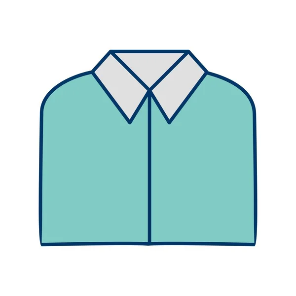 School Shirt Vector Icon Signaal Pictogram Vectorillustratie Voor Persoonlijk Commercieel — Stockvector