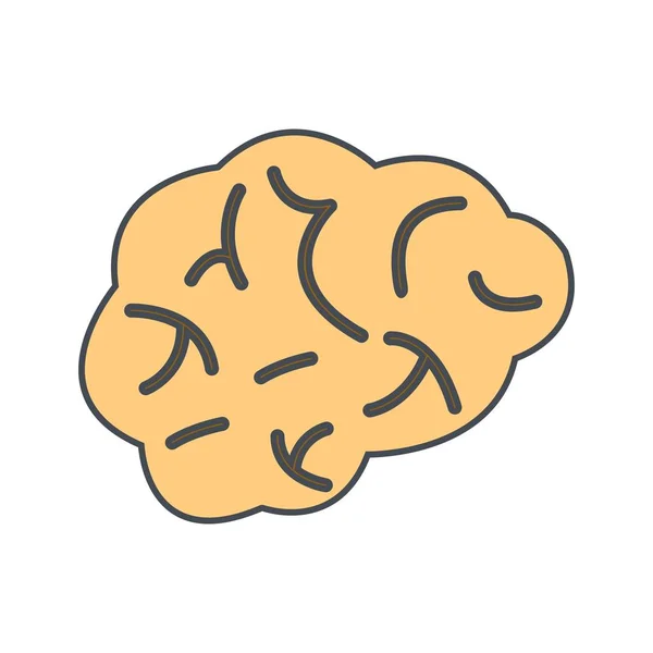 Иконка Вектора Мозга Знак Иконки Вектор Иллюстрации Личного Коммерческого Использования — стоковый вектор