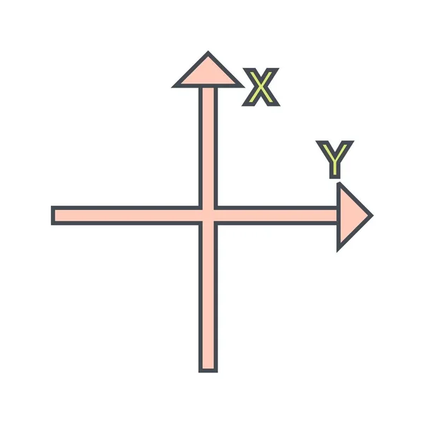 Ilustração Vetor Ícone Sinal Vetor Vetor Eixo Para Uso Pessoal —  Vetores de Stock