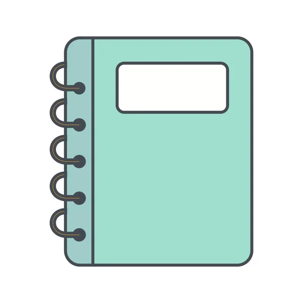 Notepad Vector Icon Sign Icon Ilustración Vectores Para Uso Personal — Vector de stock