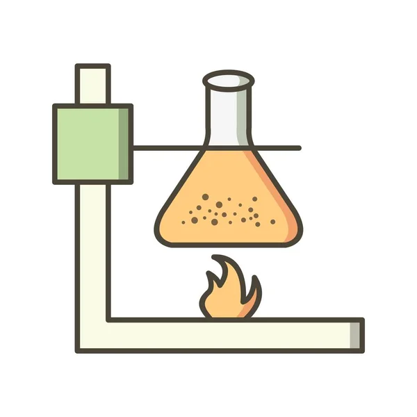 Illustration Vectorielle Icône Signe Icône Flacon Incendie Sous Usage Personnel — Image vectorielle