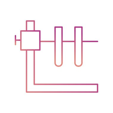 İki tüp ile Stand vektör simge işareti simge vektör çizim için kişisel ve ticari kullanım..