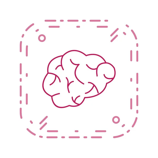 Icono Vectores Cerebrales Icono Signos Ilustración Vectores Para Uso Personal — Archivo Imágenes Vectoriales