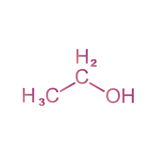 Etanol Vektör Simge Işareti Simge Vektör Çizim Kişisel Ticari Kullanım — Stok Vektör
