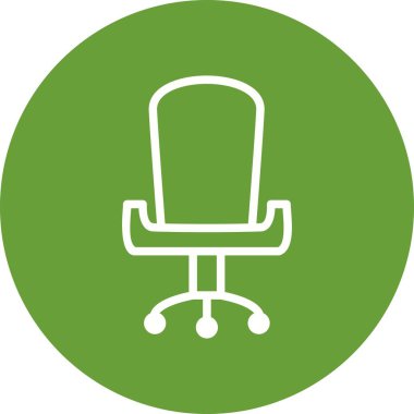 Ofis sandalye vektör simge işareti simge vektör çizim kişisel ve ticari kullanım için..