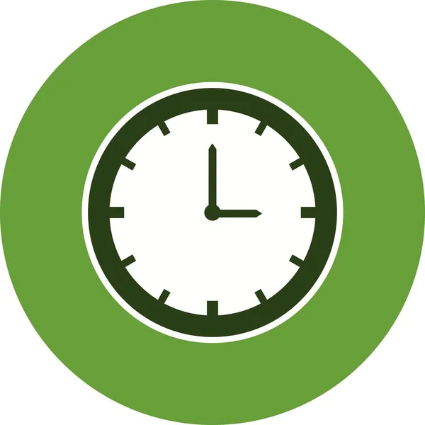 Clock Vector Icon Sign Icon Vector Illustration Personal Commercial Use — Stok Vektör