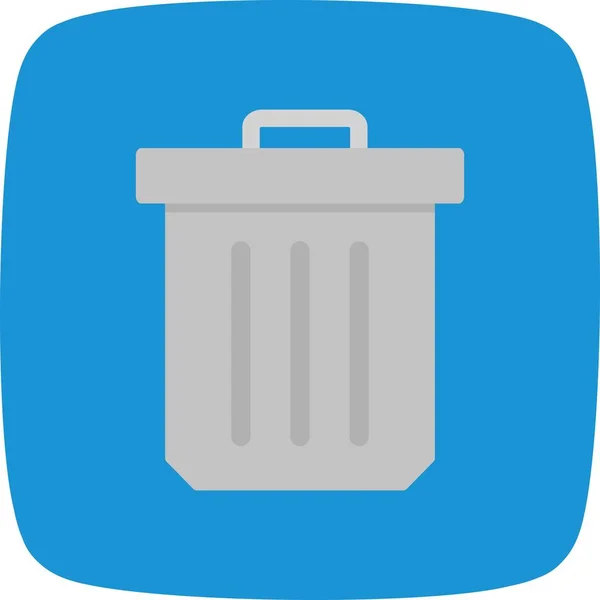 Trash Vector Icon Zeichen Icon Vektor Illustration Für Den Persönlichen — Stockvektor