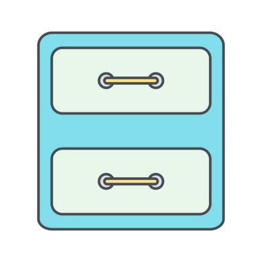 Arşiv vektör simge işareti simge vektör çizim kişisel ve ticari kullanım için..