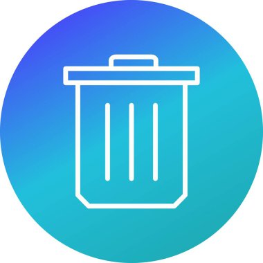 Çöp vektör simge işareti simge vektör çizim kişisel ve ticari kullanım için..