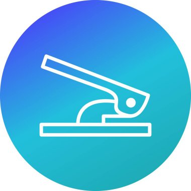 Delik Zımba vektör simge işareti simge vektör çizim kişisel ve ticari kullanım için..