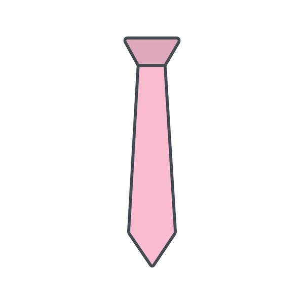 Krawat Wektor Ikona Znak Ikona Ilustracja Wektorowa Użytku Osobistego Komercyjnego — Wektor stockowy