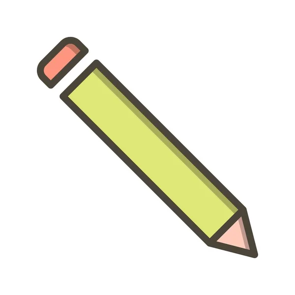 Pencil Vector Icon Sign Icon Vector Illustration Personal Commercial Use — Stock Vector